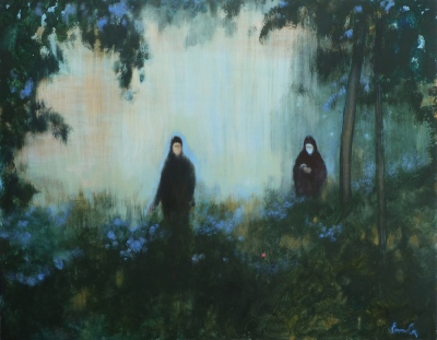 searchers, oil on canvas, 130x165cm, 2012&amp;nbsp;
